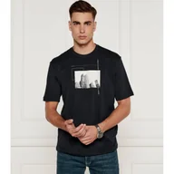 Koszulki męskie - Armani Exchange T-shirt | Regular Fit - miniaturka - grafika 1