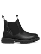 Buty dla chłopców - Geox Trzewiki J Shaylax Boy J16FAA 00045 C9999 S Czarny - miniaturka - grafika 1