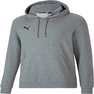 Bluzy męskie - Puma Męska bluza z kapturem Teamgoal 23 Causals szary szary (Medium Gray Heather) l 656580 - miniaturka - grafika 1