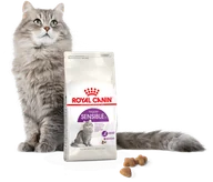 Mokra karma dla kotów - Royal Canin Sensible 10kg PROMOCYJNE OPAKOWANIE 4+1 karma sucha dla kotów dorosłych o wrażliwym przewodzie pokarmowym 228640 - miniaturka - grafika 1