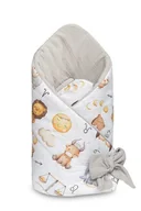 Rożki i beciki - ROŻEK MUŚLINOWY ZODIAK SZARY 75x75 - miniaturka - grafika 1