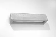 Lampy ścienne - Sollux Lighting Kinkiet VEGA 50 beton PERSIAN INDIGO - miniaturka - grafika 1