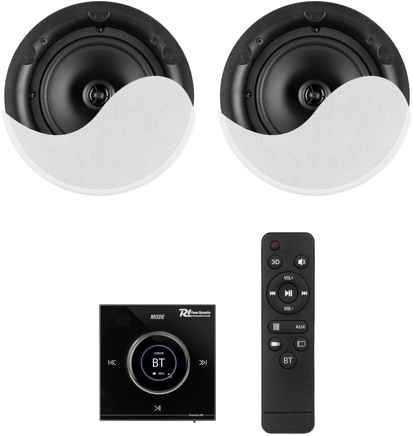 Power Dynamics Powerline B50BSet do montażu w ścianie