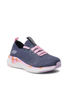 Buty dla dziewczynek - Skechers Sneakersy Solar Fuse 302040L/NVMT Granatowy - grafika 1