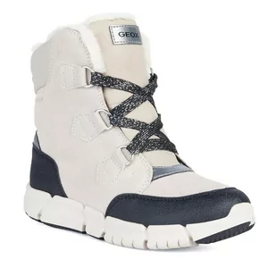 Śniegowce Geox J Flexyper Girl B Ab J16APA 022FU C5000 D Beige - Buty dla dziewczynek - miniaturka - grafika 1