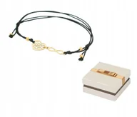 Bransoletki - Złota Bransoletka Nieskończoność z Sercem BZ138 - miniaturka - grafika 1