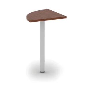 B2B Partner Narożnik biurka MIRELLI A+, 800x800x750 mm, orzech CF C0745, SS-881 - Inne meble biurowe - miniaturka - grafika 1