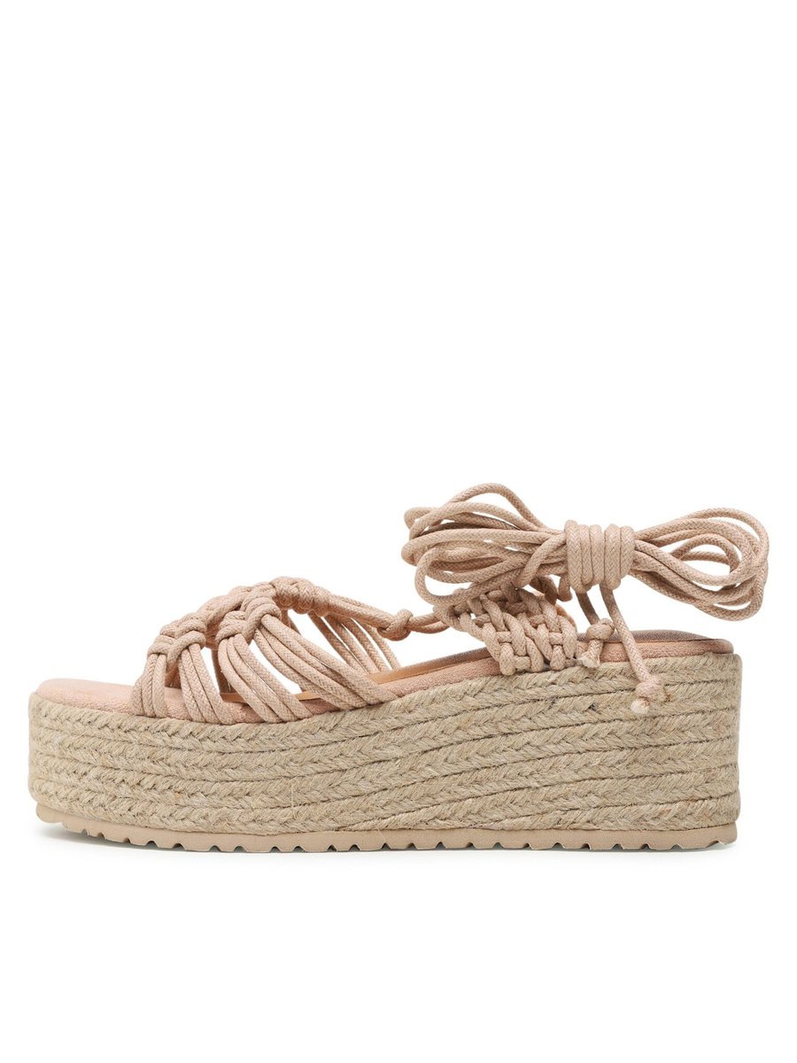 Deezee Espadryle Damskie Beżowy RT220681