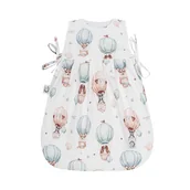 Śpiworki dla dzieci - Bawełniany Śpiworek Niemowlaka Mały 0-6M Pieski - miniaturka - grafika 1