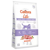Sucha karma dla psów - Calibra Dog Life Junior jagnięcina dla małych i średnich ras - 12 kg - miniaturka - grafika 1