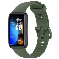 Akcesoria do smartwatchy - opaska pasek bransoleta SMOOTHBAND Huawei BAND 8 zielona - miniaturka - grafika 1