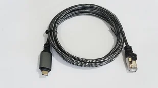 Kabel USB C - RJ-45 3 m kat.6, 1 Gbit - Kable miedziane - miniaturka - grafika 1