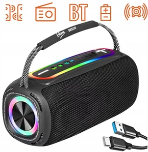 V-TONE BWS210 BK głośnik Bluetooth bezprzewodowy p - Głośniki przenośne - miniaturka - grafika 1