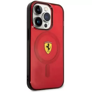 Ferrari FEHMP14XURKR iPhone 14 Pro Max 6.7" czerwony/red hardcase Translucent Magsafe - Etui i futerały do telefonów - miniaturka - grafika 4