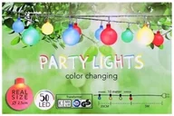 Lampy ogrodowe - Girlanda Ogrodowa Kolor Lampki Led 50szt 15m Sznur - miniaturka - grafika 1