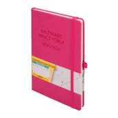 Kalendarze - Kalendarz Nauczyciela 2025/2026 A5 TDW różowy - miniaturka - grafika 1