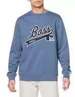 Bluzy męskie - BOSS Bluza męska, niebieski, L - miniaturka - grafika 1