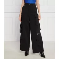 Spodnie damskie - Patrizia Pepe Spodnie | Oversize fit - miniaturka - grafika 1