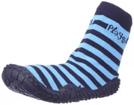 Skarpetki damskie - Playshoes Chłopięce unisex dziecięce skarpety Aqua buty, granatowe/jasnoniebieskie, 22/23 EU - miniaturka - grafika 1