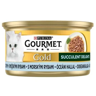Karma dla kota GOURMET Gold Succulent Delights Ryby oceaniczne 85 g - Mokra karma dla kotów - miniaturka - grafika 1