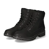 Botki damskie - Tom Tailor Damskie sztyblety 4298306, czarne, 38 UE - miniaturka - grafika 1