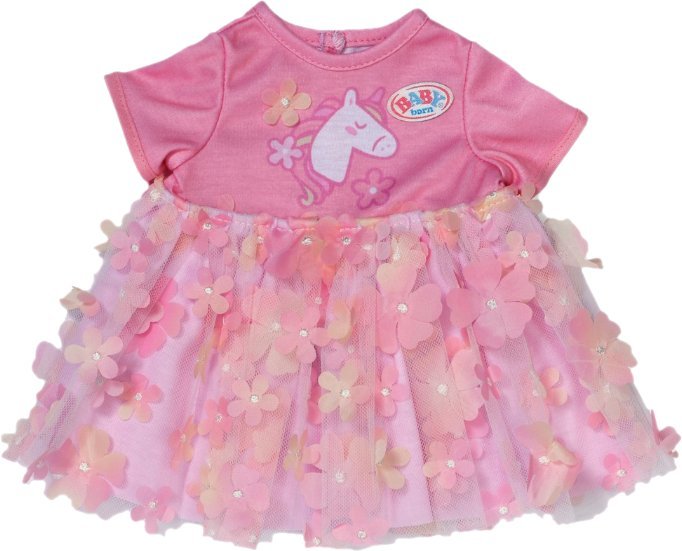 Kwiatowa sukienka BABY born Dla lalki 43 cm 839393 - Ubrank i buciki