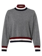Swetry damskie - Tommy Hilfiger - Sweter damski z dodatkiem kaszmiru, szary - miniaturka - grafika 1