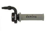 Części motocyklowe - DOMINO UCHWYT DROGOWY 4T SZYBKIE CIĘCIE CZARNY/CZERWONY - miniaturka - grafika 1