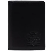 Portfele - Herschel Gordon Leather RFID Wallet 11148-00001, Kobieta/Mężczyzna, Portfel, Czarny - miniaturka - grafika 1