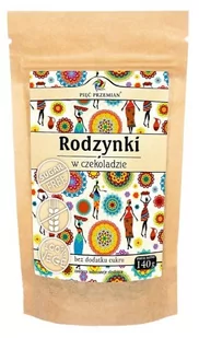 Pięć Przemian Rodzynki w czekoladzie bezgluten bez cukru vege - 140g 05886 - Bakalie - miniaturka - grafika 1