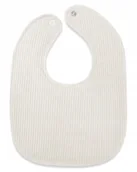 Śliniaki i fartuszki - MimiNu Śliniak bawełniany wodoodporny na nap śliniaczek SOFT PREMIUM beż - miniaturka - grafika 1