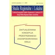 Ekonomia - Studia Regionalne i Lokalne. Zaktualizowana koncepcja przestrzennego zagospodarowania kraju - miniaturka - grafika 1