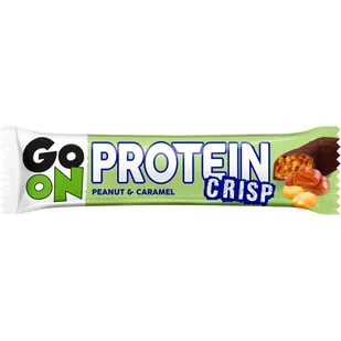 SANTE GO ON BATON PROTEINOWY CRISP ORZECH-KARMEL 50G BIAŁKO PROTEIN BAR - Przekąski dla dzieci - miniaturka - grafika 1