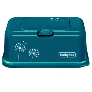 Funkybox Pudełko Na Chusteczki Petrol - Chusteczki nawilżane - miniaturka - grafika 1