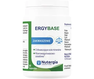 ERGYBASE (zakwaszenie) 60 kapsułek Nutergia - Suplementy naturalne - miniaturka - grafika 1