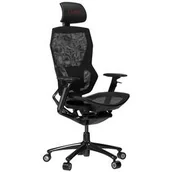 Fotele gamingowe - Fotel gamingowy Lorgar Grace 855 (LRG-CHR855B) Czarna - miniaturka - grafika 1