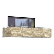 Meble ogrodowe - Beżowa osłona balkonowa 500x85 cm – Maximex - miniaturka - grafika 1