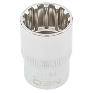 Pozostałe narzędzia ogrodowe - NEO TOOLS NASADKA SPLINE 1/2" 19 MM zakupy dla domu i biura 08-591 - miniaturka - grafika 1