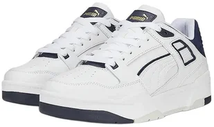 Buty sportowe Puma Slipstream r.37,5 Białe Stylowe Skórzane Sneakersy - Sneakersy damskie - miniaturka - grafika 1