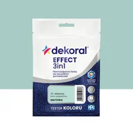 Farby wewnętrzne - Dekoral Tester  farby Efect 3w1 Miętowy 40 ml - miniaturka - grafika 1