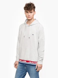 LEE BLOCKING HOODIE MĘSKA BLUZA SHARP GREY MELE L82GQV03 112122037 - Lee - Bluzy męskie - miniaturka - grafika 1