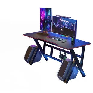 BIURKO GAMINOWE STÓŁ DLA GRACZA KOMPUTEROWE CZARNE DUŻE NOWOCZESNE MŁODZIEŻOWE 120CM - Biurka BIURKO GAMINOWE STÓŁ DLA GRACZA KOMPUTEROWE CZARNE DUŻE NOWOCZESNE MŁODZIEŻOWE 120CM - Biurka - miniaturka - grafika 1