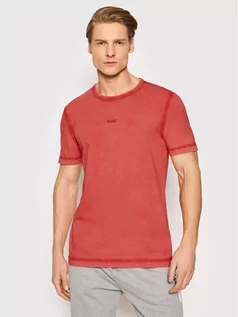 Koszulki męskie - Hugo Boss T-Shirt Tokks 50468021 Czerwony Regular Fit - grafika 1