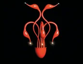 Lampy ścienne - Lumina Deco LAMPA ŚCIENNA KINKIET NOWOCZESNY MAGICA RED W5 LDW 6028-5 (RD) - miniaturka - grafika 1
