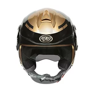 PREMIER HELMET COOL OPT 19, czarny/złoty, XXL - Kaski motocyklowe - miniaturka - grafika 1