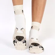 Skarpetki damskie - Skarpetki z Mopsem - Candy Sox - miniaturka - grafika 1
