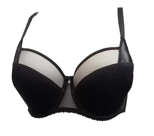 BIUSTONOSZ KINGA BC-676 SOPHIE (kolor granat, rozmiar 80D) - Biustonosze - miniaturka - grafika 2