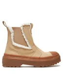 Botki damskie - Converse Sztyblety Chuck Taylor All Star Chelsea Lugged A09257C Beżowy - miniaturka - grafika 1