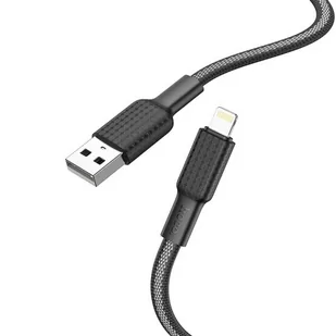 Hoco Kabel Usb Do Iphone Lightning 8-Pin 2,4a Jaeger X69 Czarno-Biały - Kable USB - miniaturka - grafika 1