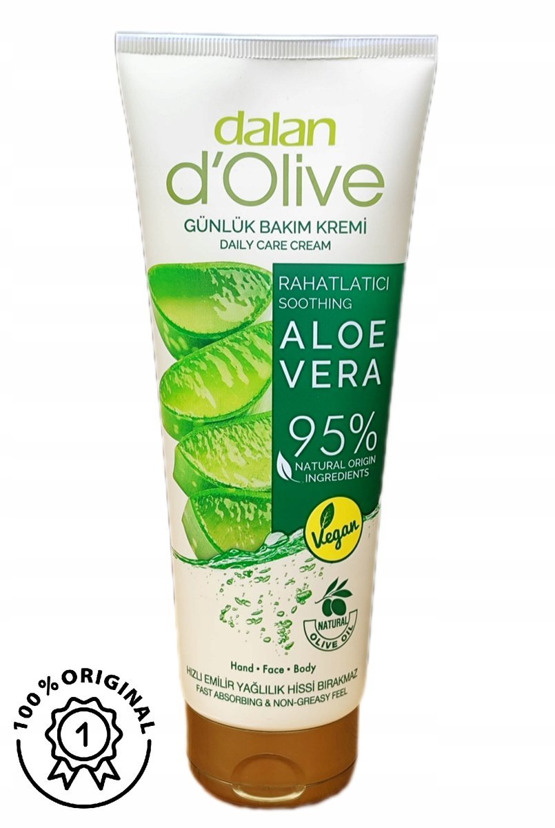 Krem Do Rąk Łagodzący Odżywczy Oliwa z OLIWEK ALOE VERA 250ml DALAN d'Olive